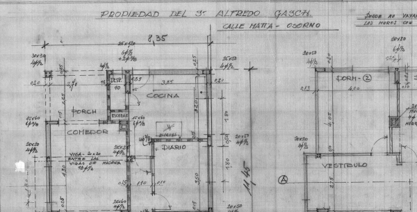 Vivienda Gash Alfredo Osorno 1946