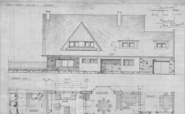 Vivienda Phillips Martin Osorno 1956