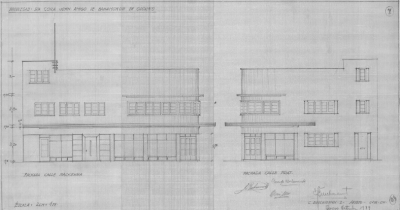 Edificio de 3 pisos . Hotel Amigo de Bahamondez Cora John