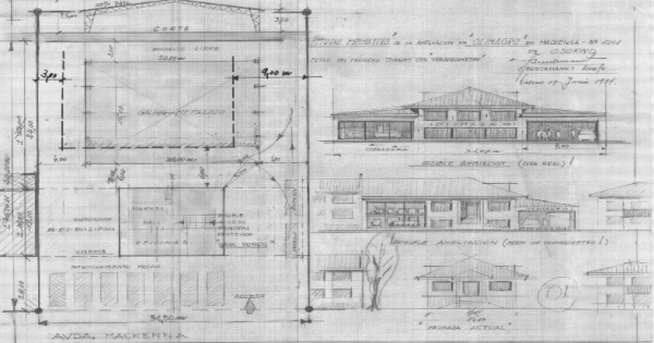 Estudio estimativo de ampliación de local comercial Olimagro