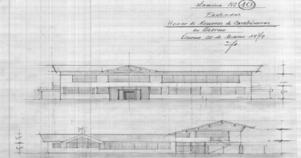 Hogar de niños &quot;Iván Sanhueza&quot; Hogar de menores de Carabineros Osorno 1977-1984