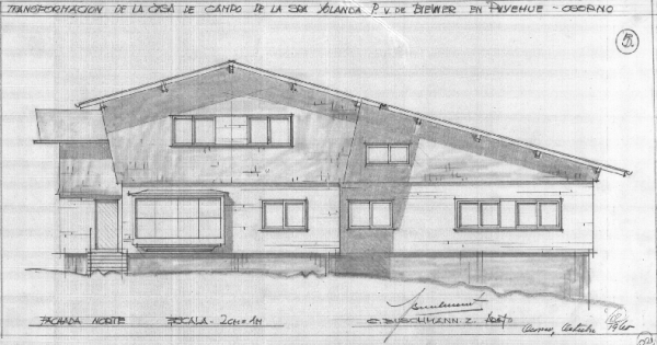 Casa de campo, transformación Biewer Yolanda Lago Puyehue