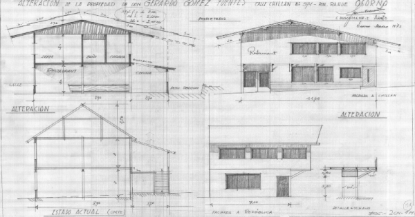 Vivienda Restaurante alteración de propiedad Gomez Gerardo