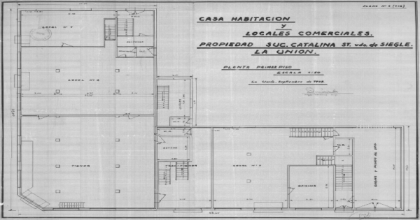 Casa habitación con locales comerciales Stude viuda de Siegle Catalina