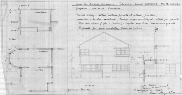 Vivienda, ampliación corredor Shwalm Alfredo